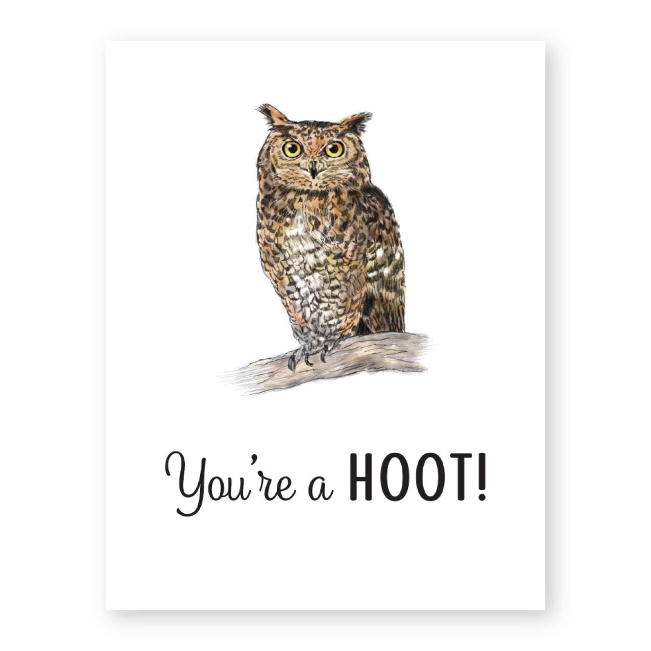 You're A Hoot Greeting Greeting Card 