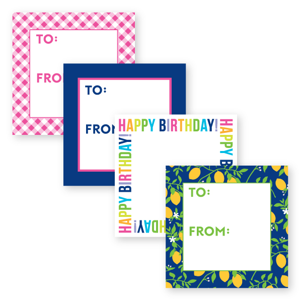 Square Gift Stickers