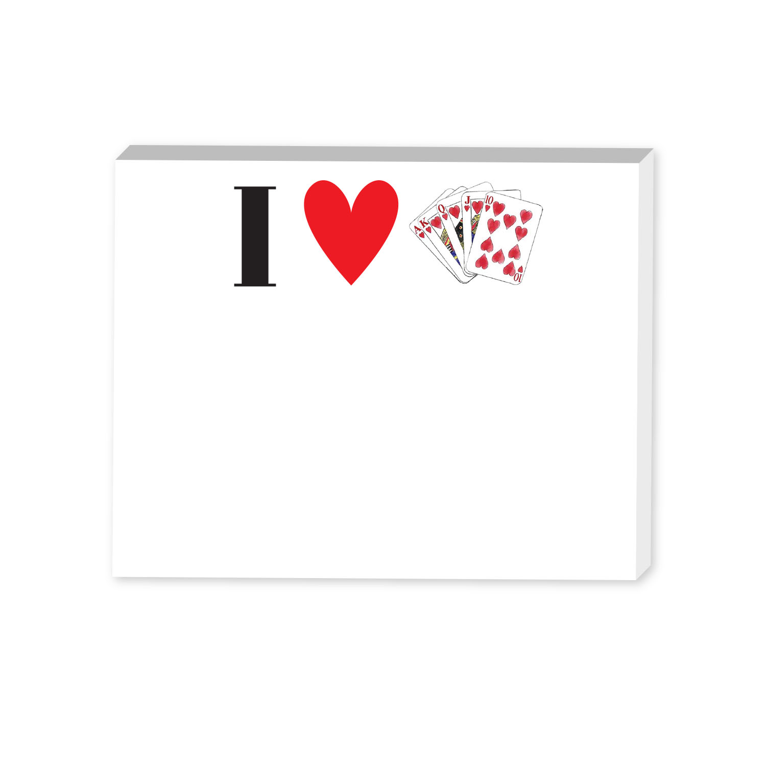 I Heart Cards Dittie Notepad